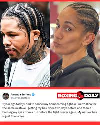 Amanda Serrano once canceled a fight for the same reason Tank Davis took a  knee against Lamont Roach 👀🥊