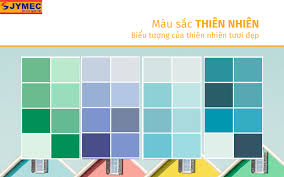 Bảng màu sơn nhà lấy cảm hứng từ thiên nhiên của JYMEC
