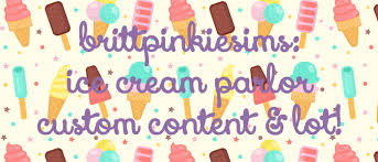 Drive your ice cream truck . Brittpinkiesims The Sims 4 Ice Cream Parlor Custom Content And