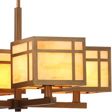 Chandelier rises and falls in secessionist art nouveau style. Arts And Crafts Mission Craftsman And Prairie Style Chandeliers Deep Discount Lighting