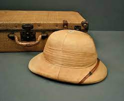 Vintage Pith Helmet From Bermuda Safari Hat Helmet Pith Helmet Safari Hat Vintage Safari
