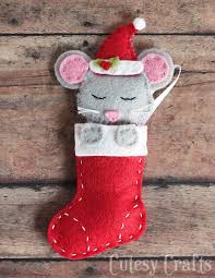 Baby Sock Diy Christmas Ornaments Cutesy Crafts Felt Christmas Ornaments Felt Christmas Decorations Christmas Crafts