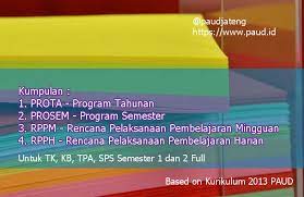 Jul 11, 2019 · paud jateng, kurikulum paud terbaru perangkat pembelajaran paud tk kb. Kumpulan Prota Prosem Rppm Rpph Tk Kb K13 Paud Jateng