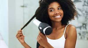 Hair heat protector curled hairstyles cool hairstyles beautiful hairstyles damp hair styles long hair styles hair curling tips hair tips hair hacks. How To Straighten Natural Hair And Avoid Damage Purewow
