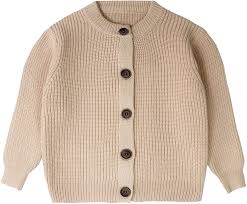 Buy Baby Boy Baby Girl Small Knitted Cardigan With Button Solid Color Cardigan Sweater Warm Comfortable 6m 4t Infant Online In Usa B091d411h9