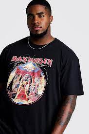 Great savings & free delivery / collection on many items. Big And Tall T Shirt Mit Lizenziertem Iron Maiden Print Boohooman