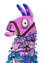 Fortnite loot llama vector illustration lineart gaming loot illustration animal vector llama fortnite. Image Of Fortnite Llama Art Limited Edition Signed Embossed Llama Arts Doodle Art Designs Doodle Art Drawing