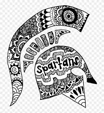 Search through 623,989 free printable colorings at getcolorings. Michigan Spartans Zentangle Michigan State Spartans Coloring Pages Clipart 3735173 Pikpng