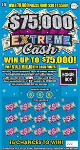 75 000 Extreme Cash 765 Ky Lottery