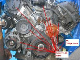 Toyota, lexus crankshaft pulley holding tool. How To Replace A Lexus Toyota Water Pump Timing Belt Lexus Toyota Uzfe V8 Performance Engine Forum