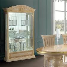 This Stunning Italian Medusa Cream Gold 2 Door Display Cabinet Is A Brand New Addition To Our Italian F Dining Room Design Luxury Furniture Italian Furniture