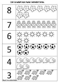 3 4 5 6 7 8 Sayilari Boyama Temel Matematik Anaokulu Matematigi Matematik