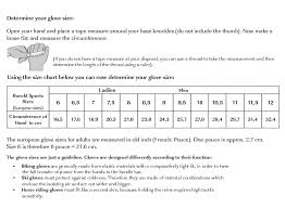 Glove size should be measured in inches. Roeckl Sizing Chart