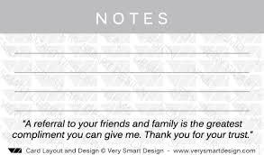 Tailoring your marketing message into your business cards is a proven way to draw in more profit. Business Card Back Design 13 With Notes For Real Estate Marketing Image Very Smart Design