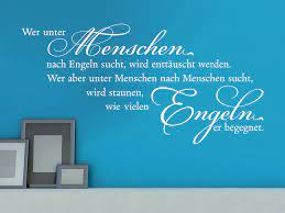 Feb 2, 2016·1 min read. Wandtattoo Wer Unter Menschen Nach Engeln Sucht Klebeheld De