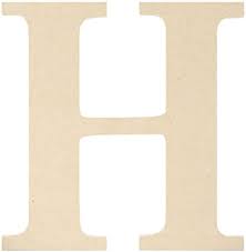 Alphabet h in different fonts. Amazon Com Mpi Mdf Classic Font Wood Letters And Numbers 9 5 Inch Letter H Arts Crafts Sewing