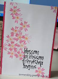 Stay connected with your circle by sharing printable friendship cards! Japanese Style Spring Card