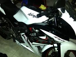 Ninja rr old hijau mulus siap pake. Modifikasi Ninja R Warna Hijau