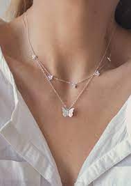 Angel means truth, goodness and beauty; Butterfly Pendant Necklaces Sterling Silver Hey Happiness