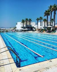 Greek Pool For Trainingscamp Greek Swimming Pool Lane Swimmersheartbeat Swimmingwithaview Bluesky Bluewater Warm Cool Schwimmen Leidenschaft Marke