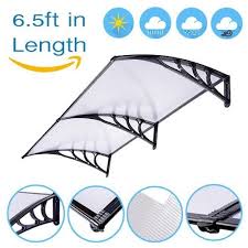 Maybe you would like to learn more about one of these? Buy Koval Inc 6 5 Ft Diy Overhead Clear Outdoor Awning Patio Cover Door Window Polycarbonate Modern Design Uv Rain Sunshine Online At Low Prices In India Amazon In