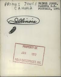 1972 Primus Jones Cahokia school football