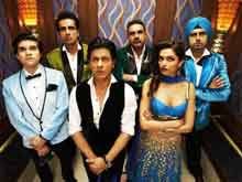 Image result for FilmFare 2015; ShahRukh & Ranbir Performing Funny