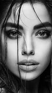 World In Black And White Portrait Photography Women Black And White Portraits Face Photography