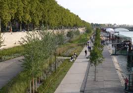 Du Parking Des Bas Ports Au Parc Promenade Des Berges Du Rhone Br Br A Lyon Les Berges De La Rive Gauche Du Rho Urban Landscape Landscape Design Landscape