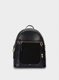 Sacs à dos de marche active, sacs à dos de randonnée ou sacs à dos de trekking. Animal Embossed Backpack For 13 Laptop Black Woman Backpacks Parfois Com