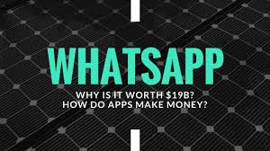 And it seems to be a logical question. How Does Whatsapp Make Money Why Is It Worth 19b