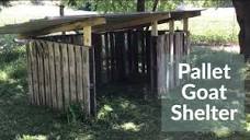 DIY Pallet Goat Shelter - YouTube