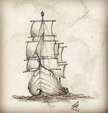 56 Ideas Drawing Pencil Scenery Ship Drawing Tree Drawings Pencil Sailboat Drawing