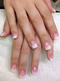 Pink White Acrylic Nails French Acrylic Nails French Manicure Nails White Tip Acrylic Nails