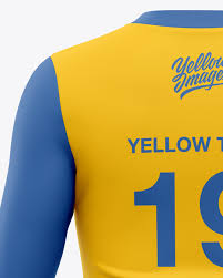 Download Women S Long Sleeve T Shirt Mockup Back View In Apparel Mockups On Yellow Images Object Mockups