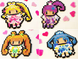 dokidoki precure perler bead art perler beads hama beads kawaii