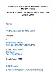 1 program transformasi minda pelan pembelajaran program transformasi minda jabatan perkhidmatan awam malaysia. Ptm Doctor Ninda