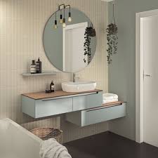 Miroir Et Meuble Bento Signes Decotec Salle De Bains Kaki Meuble Salle De Bain Salle De Bain