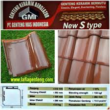 Ready stok hanya di cv. Jual Genteng Keramik Glazur Gmi Murah Kota Bogor Laflagenteng Tokopedia