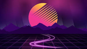 The great collection of dark purple background wallpaper for desktop, laptop and mobiles. Hd Wallpaper White And Pink Led Light Retrowave Vaporwave Purple Dark Background Wallpaper Flare