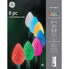 Ge color changing christmas lights. Ge Color Changing Christmas Lights Pathway Markers With Remote Control Outdoor Holiday Decoration Walmart Com Walmart Com