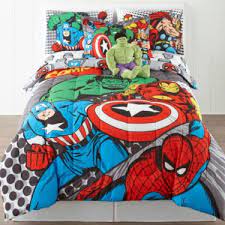 Marvel Comics Avengers Twin Full Reversible Comforter Bonus Sham Collection Superhero Room Marvel Bedroom Avengers Room