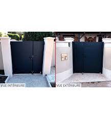 Check spelling or type a new query. Portail Plein Battant En Aluminium 2 Vantaux Leportailalu