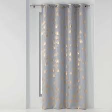 Le rideau occultant est idéal sur les fenêtres des chambres à coucher, large choix de couleurs. Rideau Occultant Ginkgold 135x240cm Gris Or