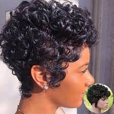 Check spelling or type a new query. Short Human Hair Wigs Pixie Cut For Black Women Remy Curly Brazilian Summer Brown Wig Human Hair Glueless Full Machine Made Wigs Full Machine Wigs Aliexpress
