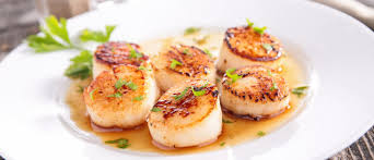 A mere combination of soy sauce and butter! Miso Glazed Scallops Joy Bauer