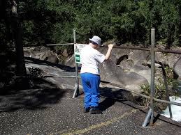 Kate - as far as we could get the wheelchair. | It was scary… | Flickr