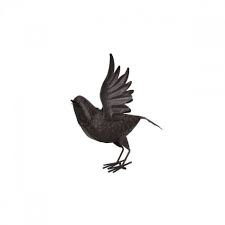 Dachrinnen Und Zaunfigur Taube Metall Rost Optik Dachrinne Dach Zaun