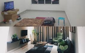 Deco ruang tamu rumah teres kos rendah bits best hiasan ruang simple house design interior fit out home improvement cast. Untungnya Dengan Kuasa Twitter Rumah Jejaka Ini Mendapat Tajaan Deko Minimalis Sebenar Gempak