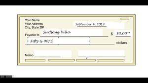 In this line, write the name of the person or company you are paying the check. How To Write A Cheque Aka Check Youtube